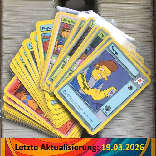 Simpsons sammelkartenspiel - simpsons,