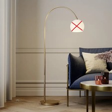 Lindby Bogenlampe Stehleuchte