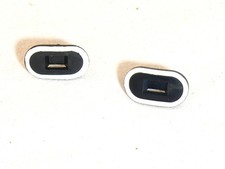 LGB  88101004  Spur G -  2 Stück  Puffer Oval  mit weissem Rand - Ersatzteil