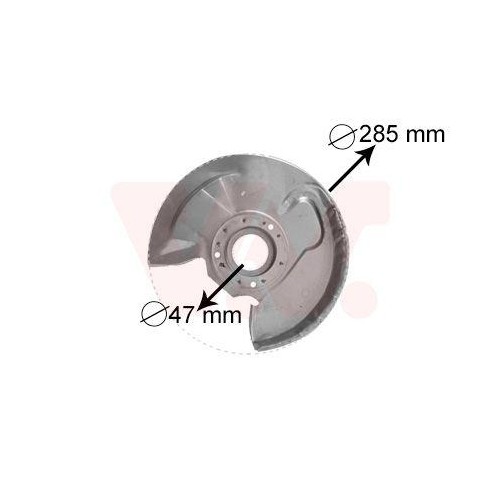 Spritzblech bremsscheibe - 1x,
