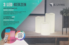 Echtwachskerzen 3er Set