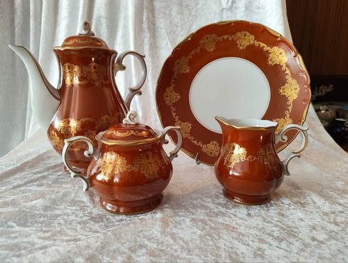Fine china lichte kaffeekanne - china,