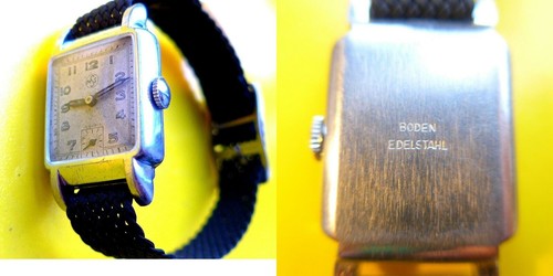 Rechteckige herren armbanduhr - rechteckige,