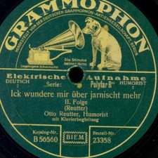 OTTO REUTTER Ick wundere mir