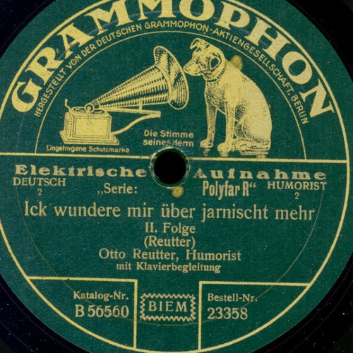Otto reutter ick wundere - reutter,