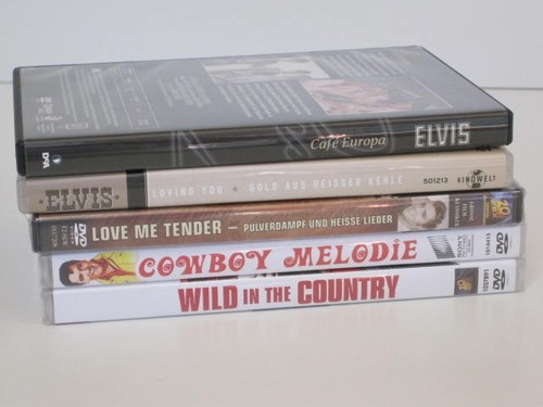 Dvd set elvis presley - 5, dvd-set