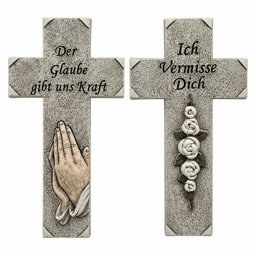 Grabschmuck kreuz grabdeko - grabschmuck,