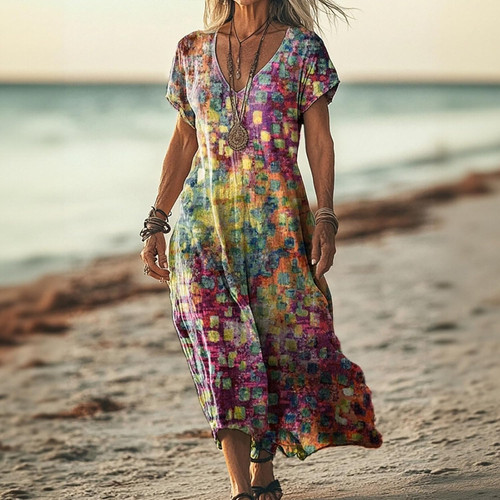Damen maxikleid für - für, frühling