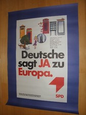 Vintage SPD-Wahlplakat -