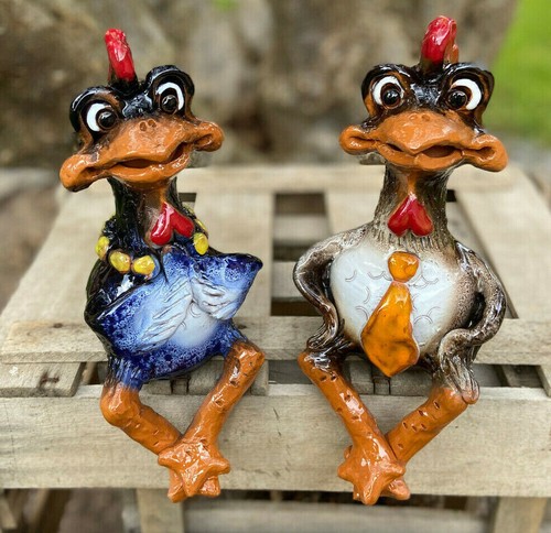 Keramik hahn huhn - keramik,