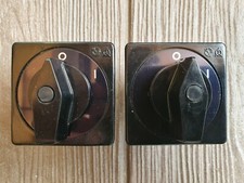 1x EIN / AUS Nockenschalter Paketschalter mit Frontblende und Schaltknauf 