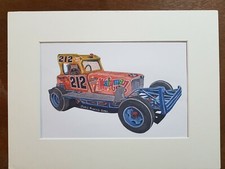 Brisca stock car print - brisca, of