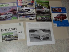 Konvolut Skoda Literatur Hefte Prospekte Zeitung Zeitschrift Auto Bild