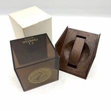 OMEGA SEAMASTER QUARTZ WATCH BOX UHRENBOX NOS 70s RARE CUBE
