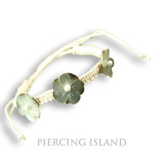 Muschel Armband Flower Blume Weiss Maori Design B066