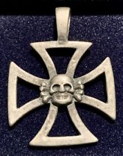 Husarenabzeichen Kreuz & Totenkopf 19. Jahrhundert