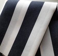 Outdoorstoff blau/weiß