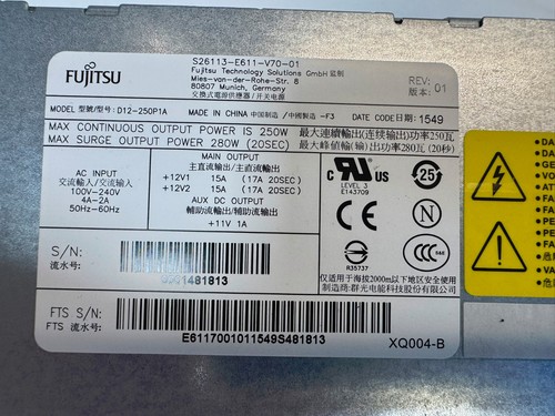 Fujitsu esprimo netzteil - fujitsu,