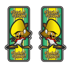 2x Speedy Gonzales 10x5cm USA