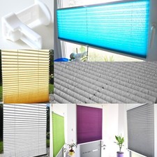 Plissee Klemm fix ohne Bohren verspannt Falt Rollo Easy Jalousie Fenster & Tür