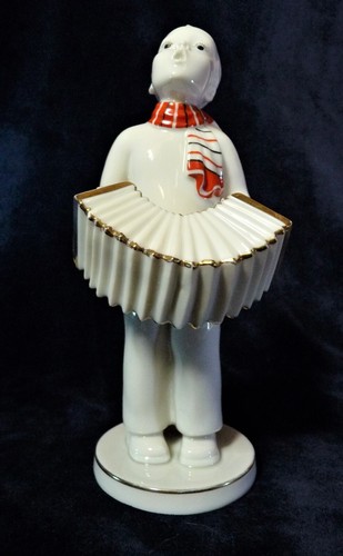 Porzellan figur musiker - figur,