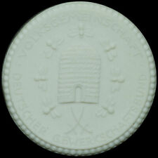 BERLIN: Porzellan-Medaille 1922. "BIENEN" / "BIENENKORB" - DT. GEWERKSCHAFTSBUND