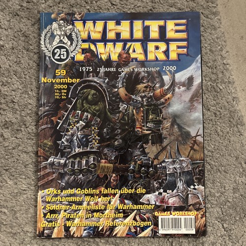 Warhammer white dwarf heft 59 - dwarf,