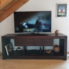 TV-Board, Lowboard oder Anrichte, dunkelbraunes Holz, Palisander
