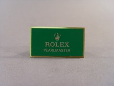138297: Rolex Pearlmaster Original Vitrinen Display, Aufsteller, Schild