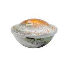 MID CENTURY Emaille Dose