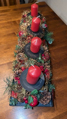Adventskranz adventsgesteck - adventskranz,