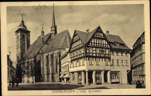 Schmalkalden thüringen - ak, in