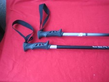 1 Paar LEKI Skistockgriffe Griffe für Skistöcke mit Schlaufen schwarz/grau Ø18mm