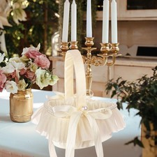 Hochzeits-Blumenmädchen-Korb