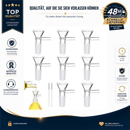 Bong kopf 14mm schliff - 8x,