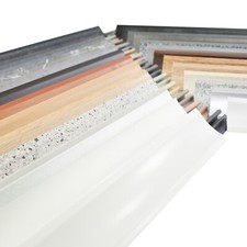 Winkelleiste 1,5m PVC 23x23mm Wandabschlussleiste Küchenleiste Dichtung