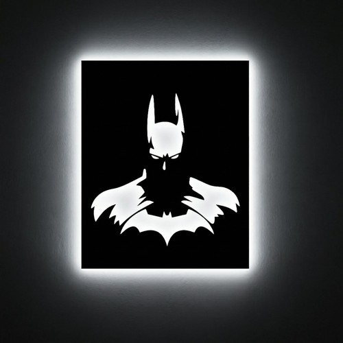 Batman logo led neon schild - batman,