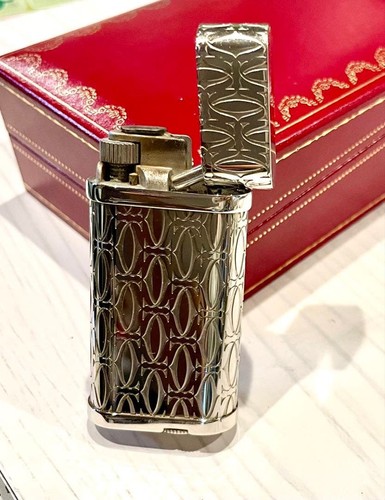 Cartier gasfeuerzeug silber - cartier,