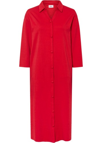 Midi kleid 54 dunkelrot - 52/54,