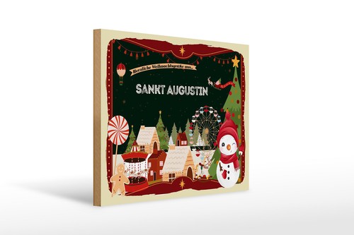 Holzschild weihnachten grüße - holzschild,
