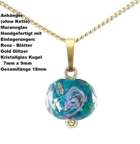Anhänger wie muranoglas - anhänger,,
