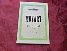 MOZART Requiem Klavierauszug