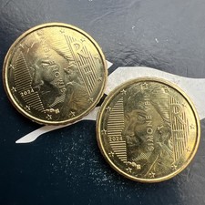 2 X 10- Eurocent Münze