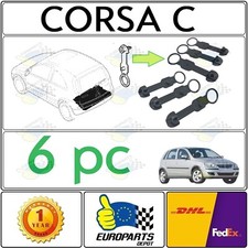 Opel Corsa B Corsa C Tigra A/B  6x Clip Kofferraum Teppich Klammer 24417239