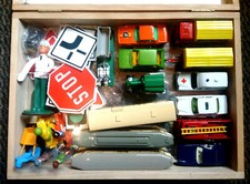 Fahrschule Set Werner Degener mit Matchbox, Corgi Juniors, Wiking &Preiser