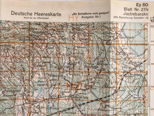 Deutsche heereskarte 1943 - deutsche,