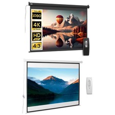 4:3 Beamer Leinwand Elektrisch