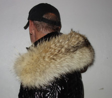 Kojote Pelz Kapuzen Kragen