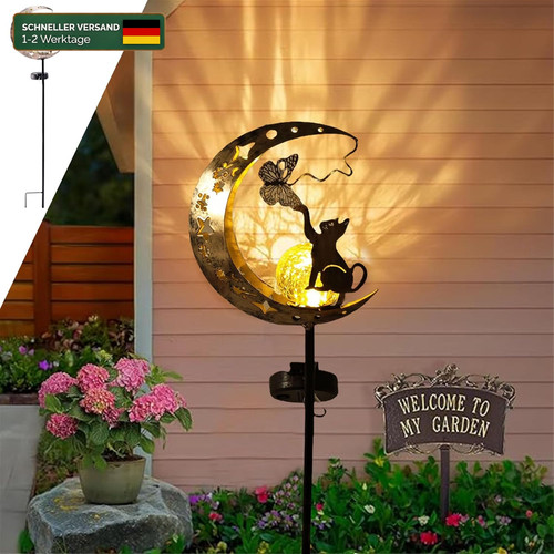 Solarleuchten mond garten deko - mond,