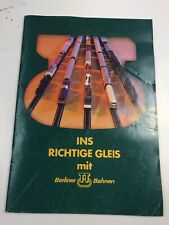 Gleisplan Art Nr. 37 671 Berliner TT Bahnen Eisenbahnkatalog Zustand (2-3) HK-7